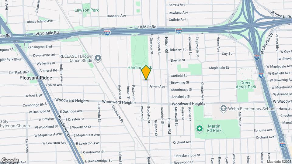 2929 Burdette St Map and Location Details