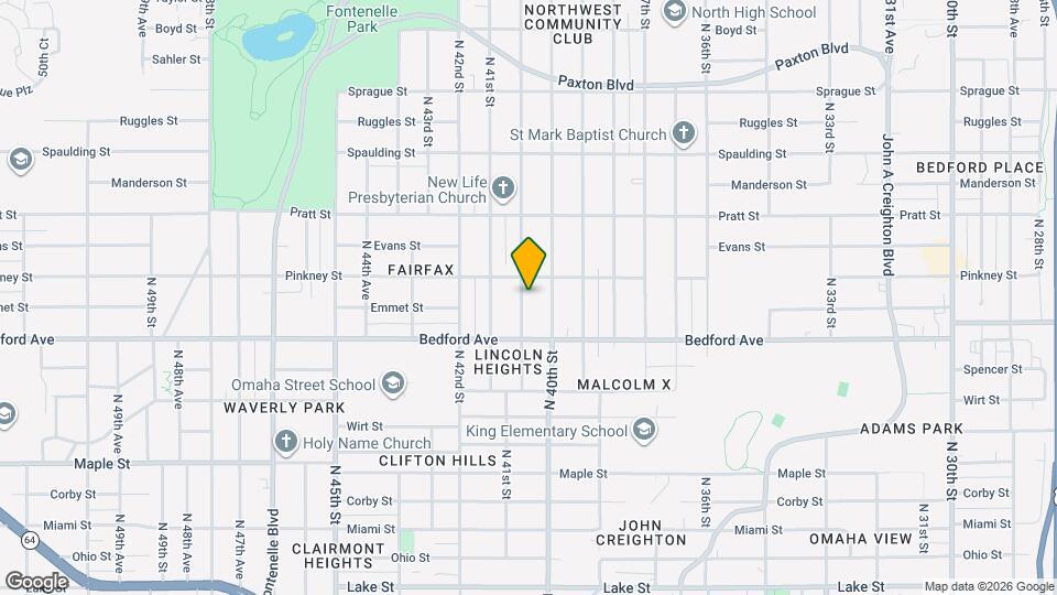 3343 N 40th Ave Map and Location Details