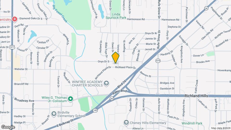6321 Richland Plaza Dr D Map and Location Details