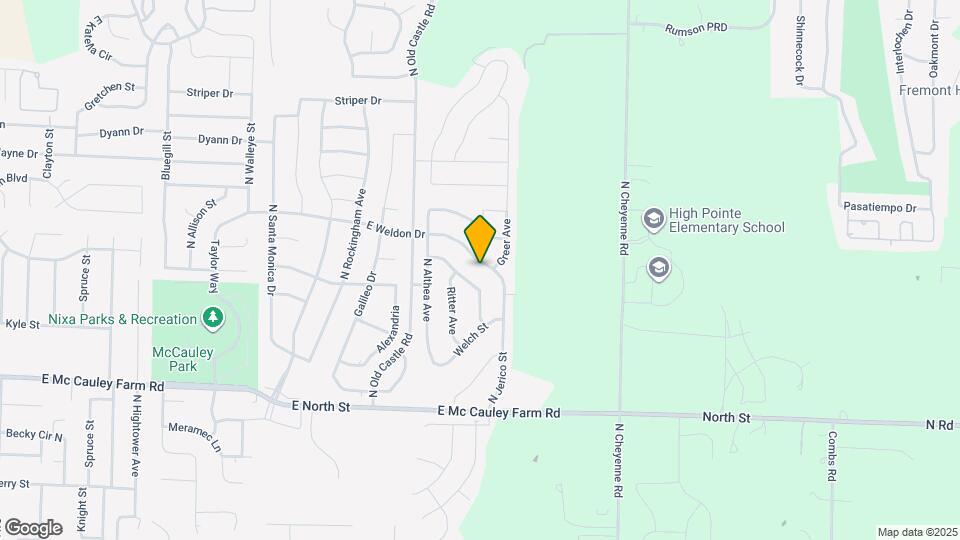 938 E Weldon Dr Map and Location Details