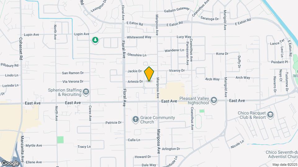 52 Artesia Dr Map and Location Details