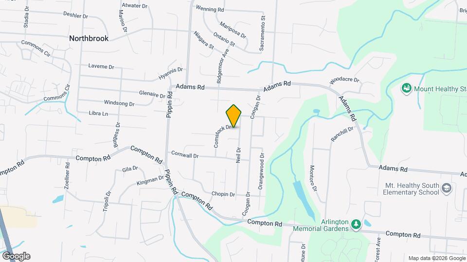 9340 Comstock Dr Map and Location Details