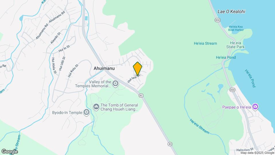 47-261-261 Hui Iwa St Map and Location Details