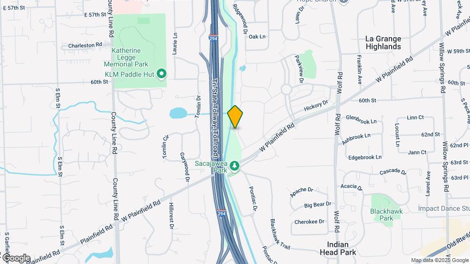 6202 Flagg Creek Ln Map and Location Details
