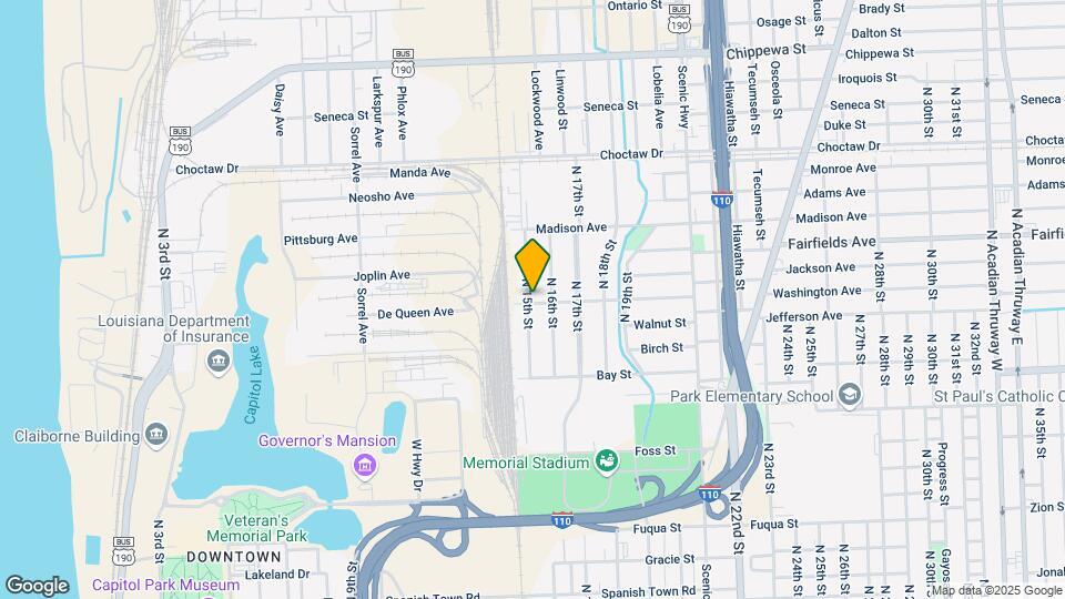 1902 N 15th St Map and Location Details