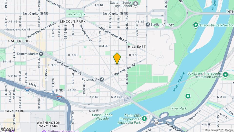 1537 A St SE Map and Location Details