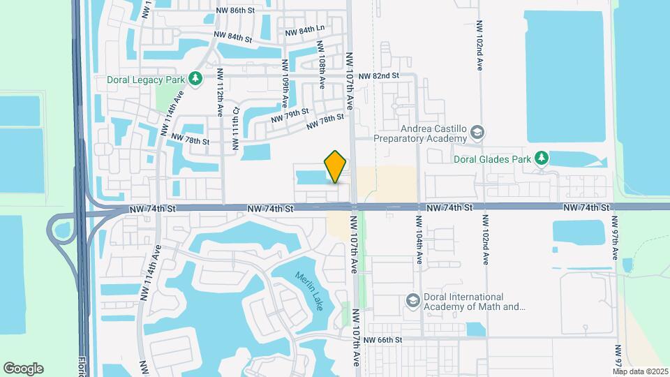 7500 NW 107th Pl Map and Location Details