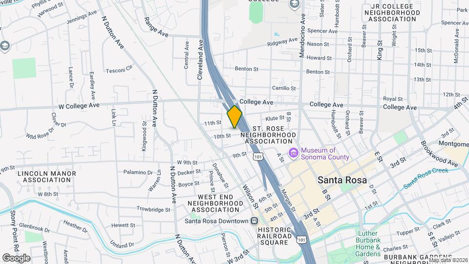 133 10th St Map and Location Details