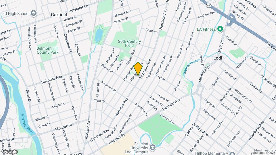 273 Harrison Ave, Unit 1st Fl Map and Location Details