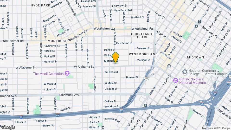 720 W Alabama St Map and Location Details