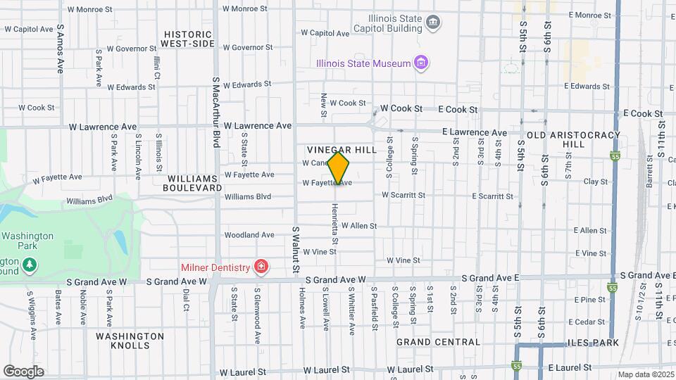 926 Henrietta St Map and Location Details