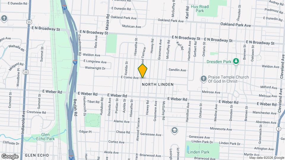 2938 Atwood Terrace Map and Location Details