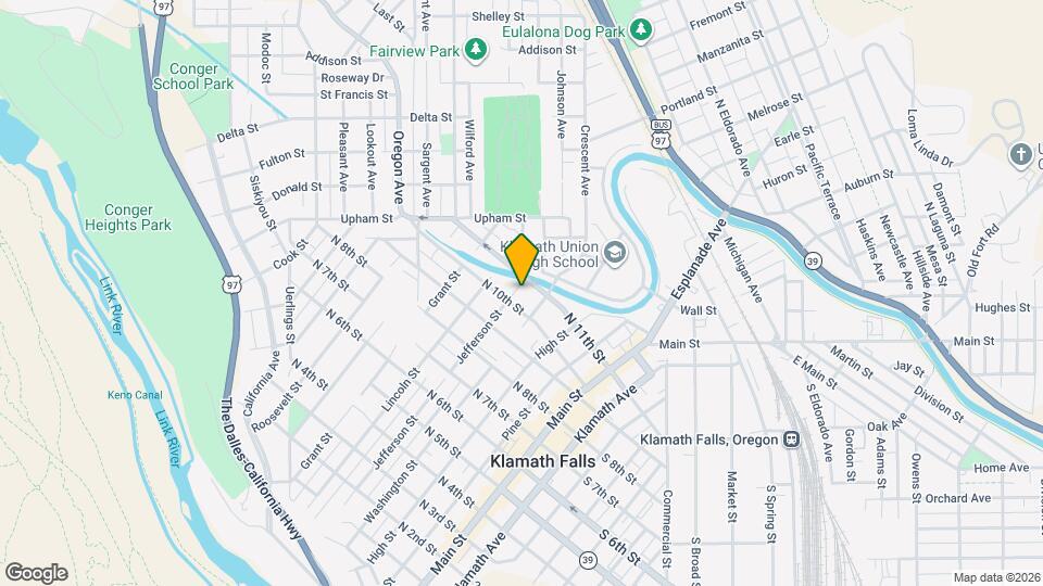 1020 Jefferson St Map and Location Details