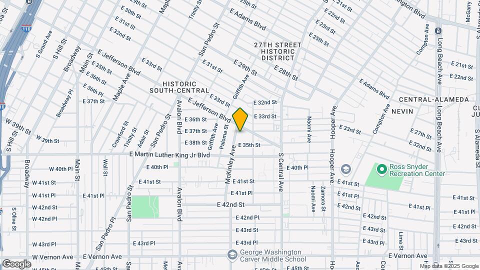 3422 Mckinley Ave Map and Location Details