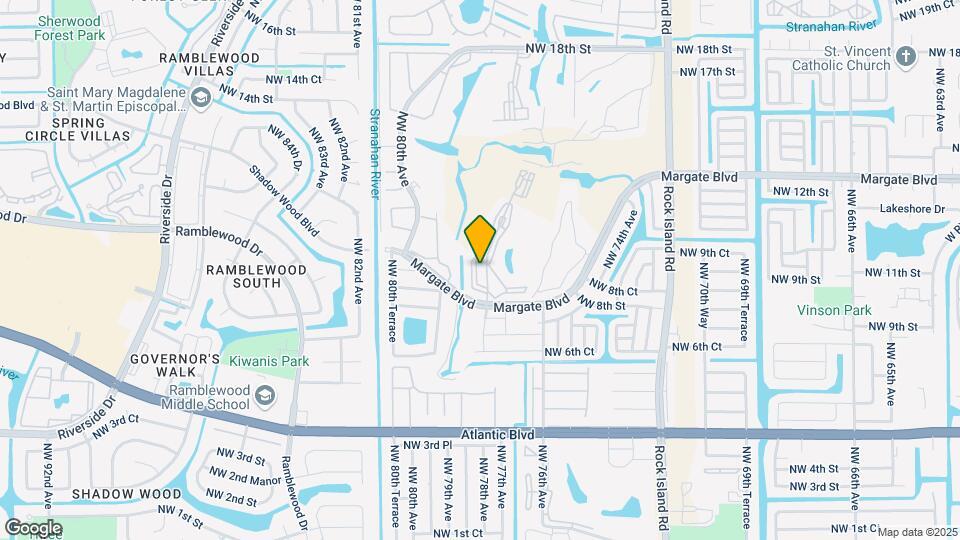 1015 Country Club Dr Map and Location Details