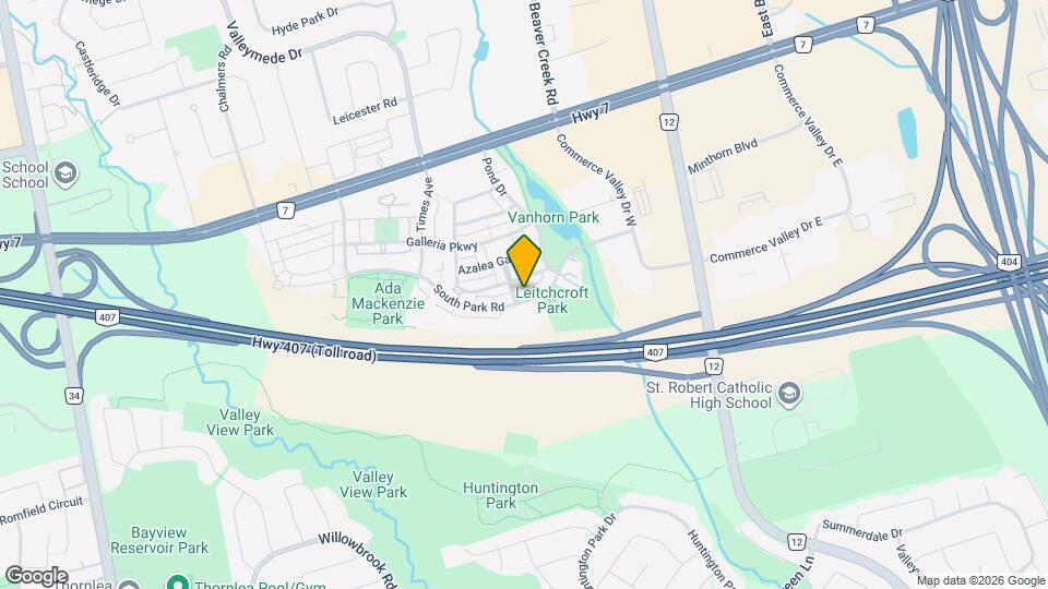 354 S Park Rd Map and Location Details