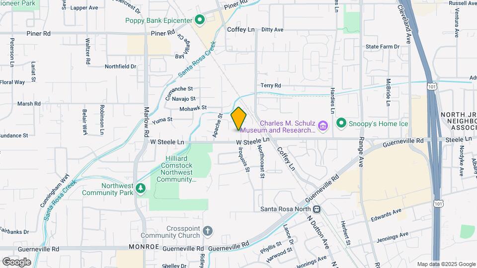2813 Apple Valley Ln Map and Location Details