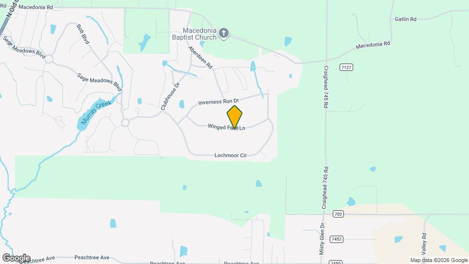 4917 Winged Foot Ln Map and Location Details