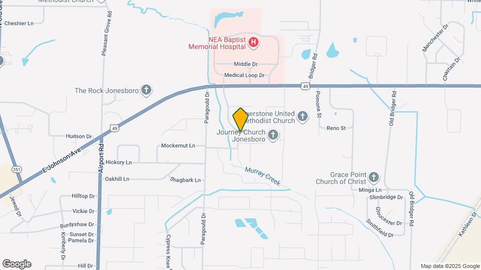 1718 Murray Creek Dr Map and Location Details