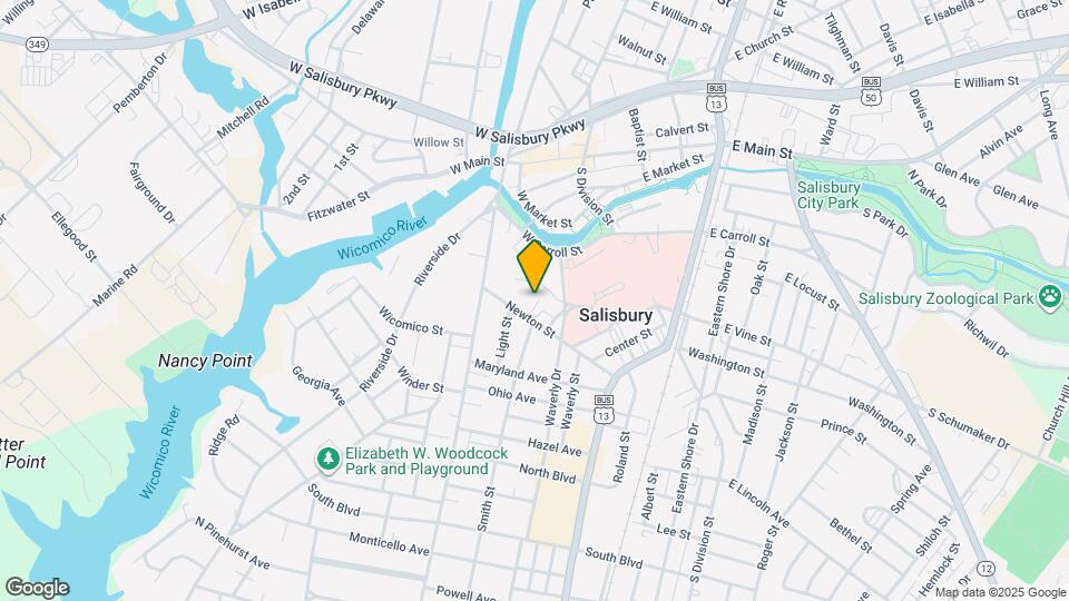 401 Newton Terrace Map and Location Details