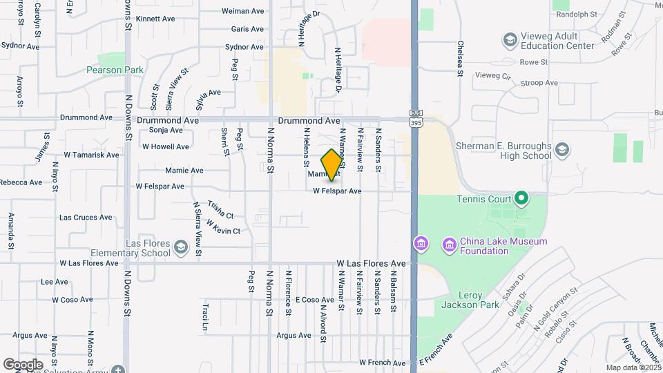 308 W Felspar Ave Map and Location Details