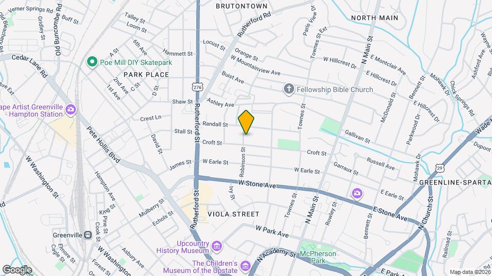 202 Robinson St Map and Location Details