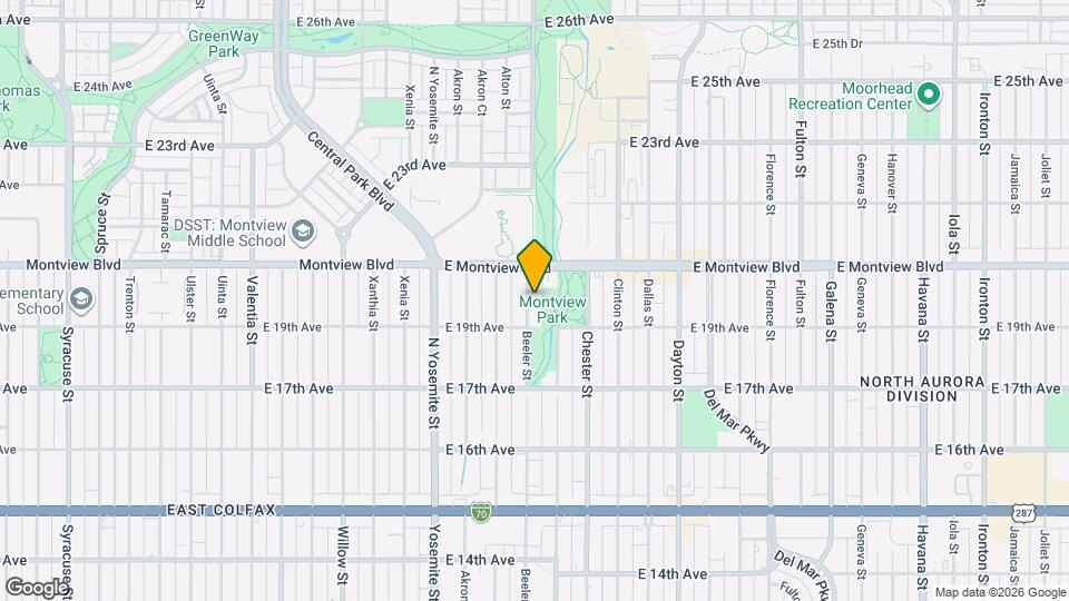 1950 1/2 Beeler St Map and Location Details
