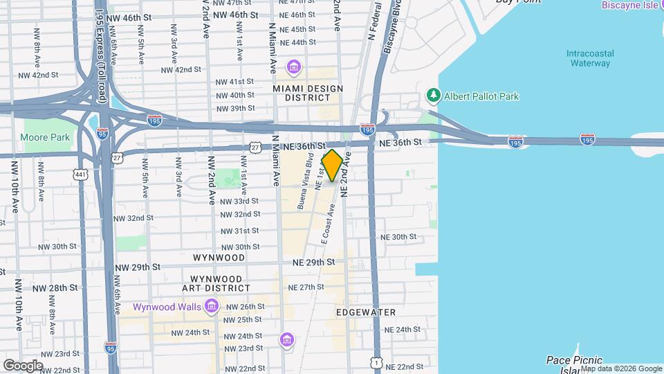 106 NE 34th St Map and Location Details