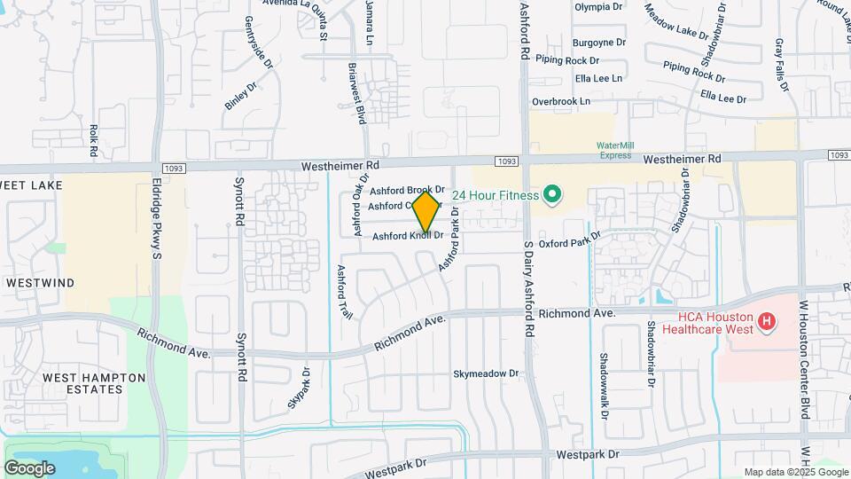 12727 Ashford Knoll Dr Mapa y Detalles de la Ubicación