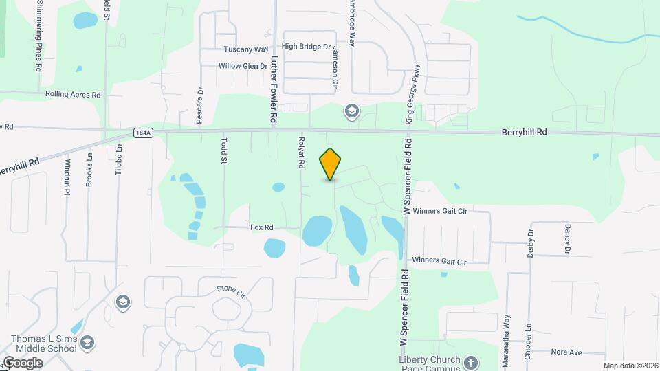 5745 Danbury Blvd Map and Location Details