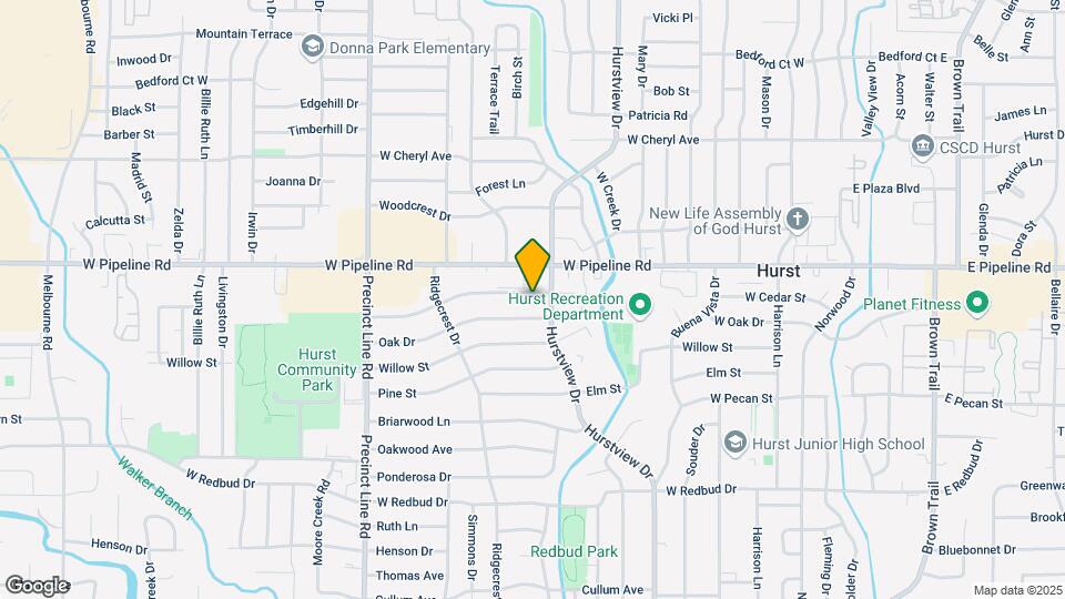 609 W Cedar St Map and Location Details