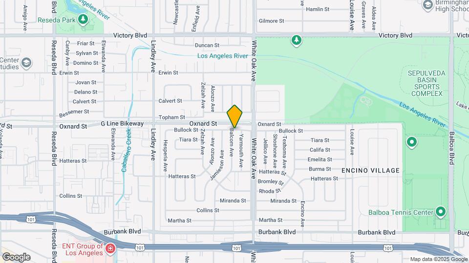 5970 Balcom Ave Map and Location Details