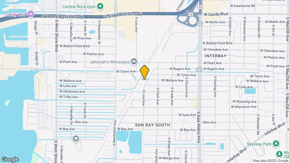 5505 S Lois Ave Map and Location Details