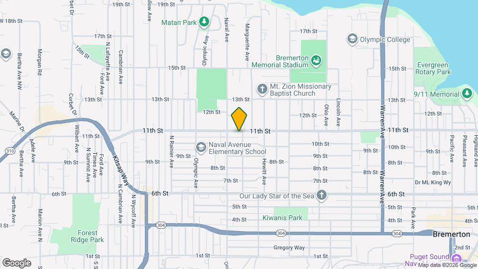 2001 11th st, Unit A Map and Location Details