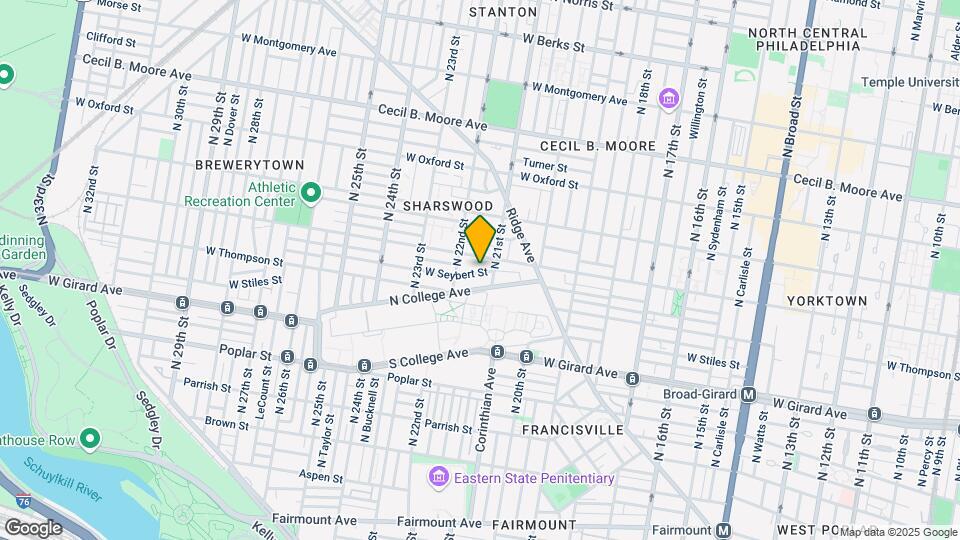 2111 W Seybert St, Unit A Map and Location Details
