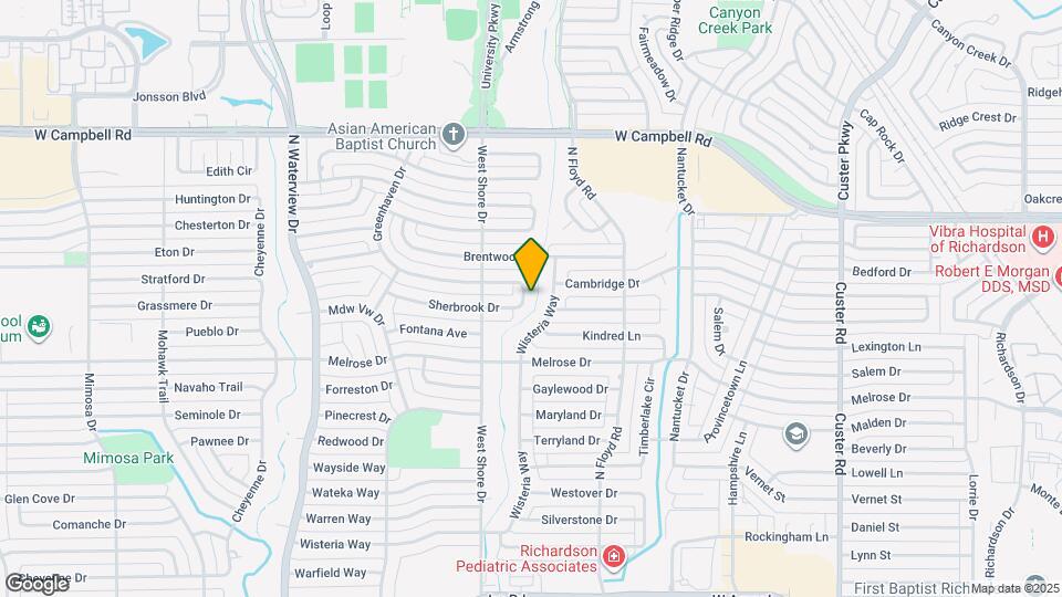 729 Sherbrook Dr Map and Location Details