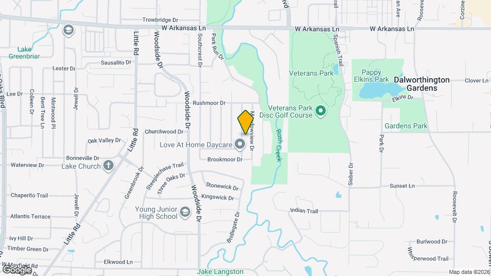 2705 Treeview Dr Map and Location Details