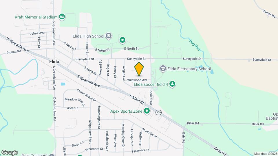 713 Wildwood Ave Map and Location Details