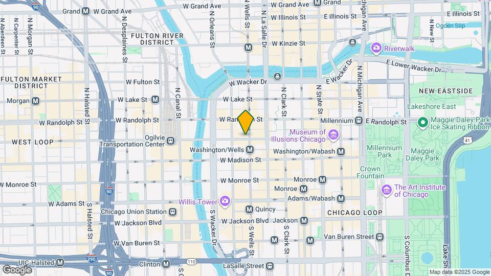 200 W Washington St Map and Location Details