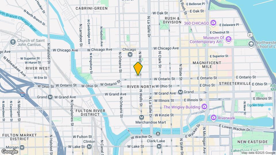 630 N Wells St-Unit -1005 Map and Location Details