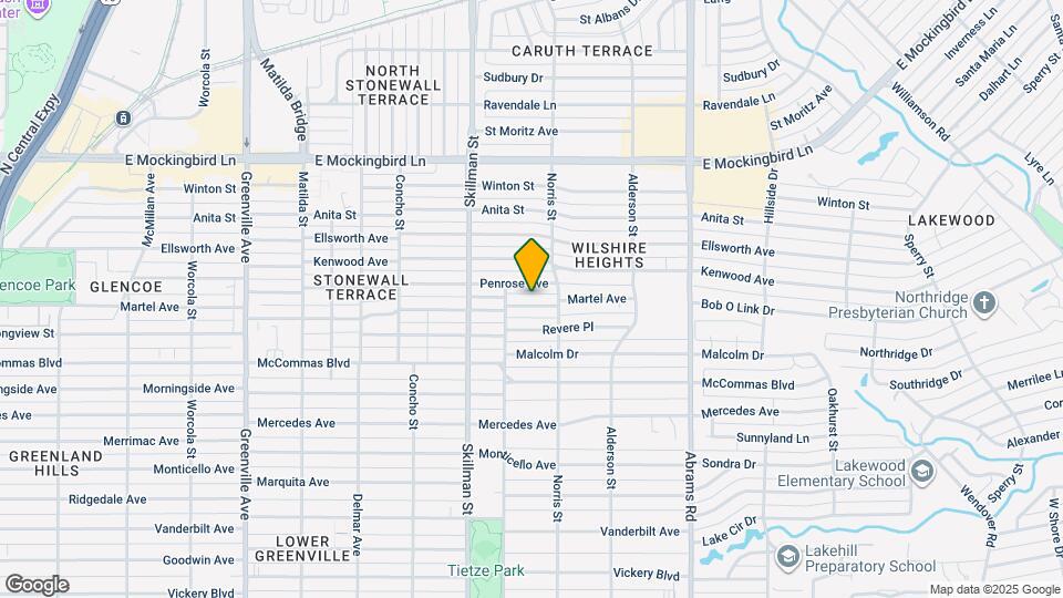 6223 Martel Ave Map and Location Details