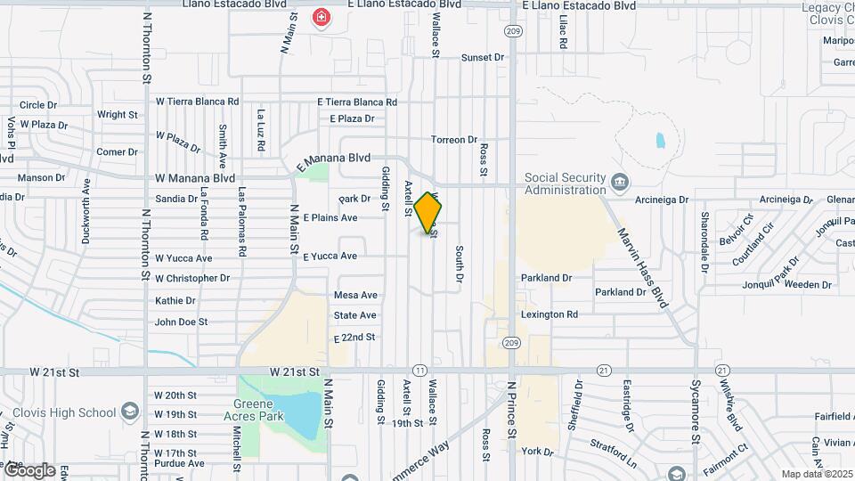 2604 Wallace St Map and Location Details