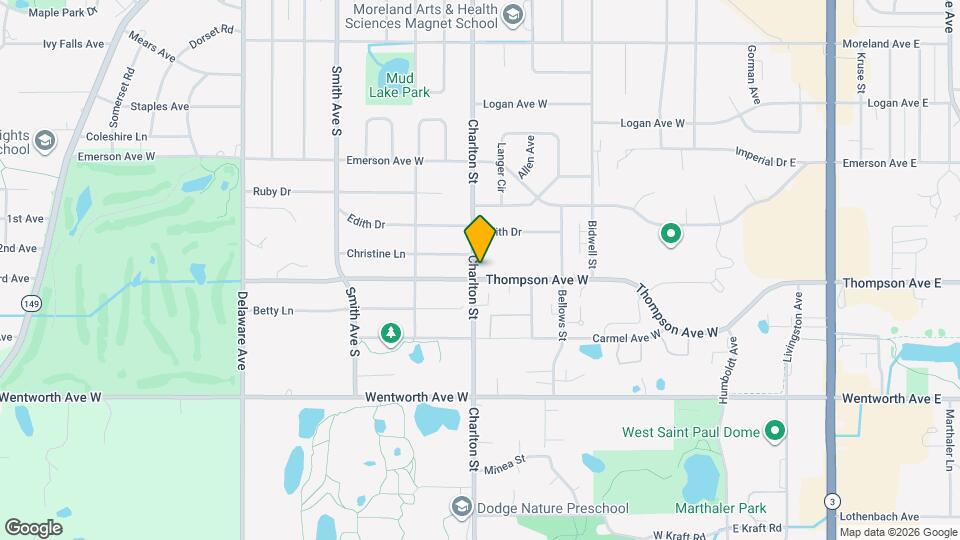 1466 Charlton St Map and Location Details