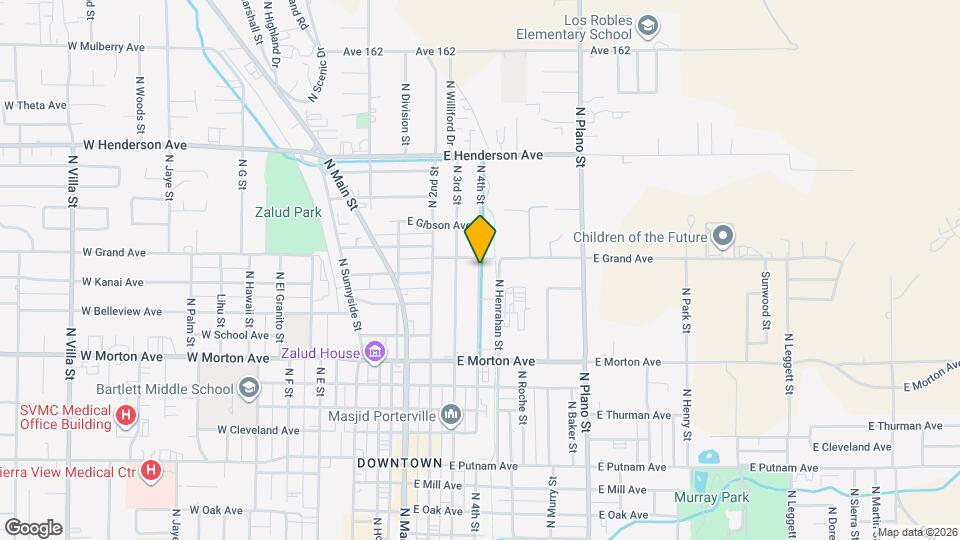 582 N 4th St Map and Location Details