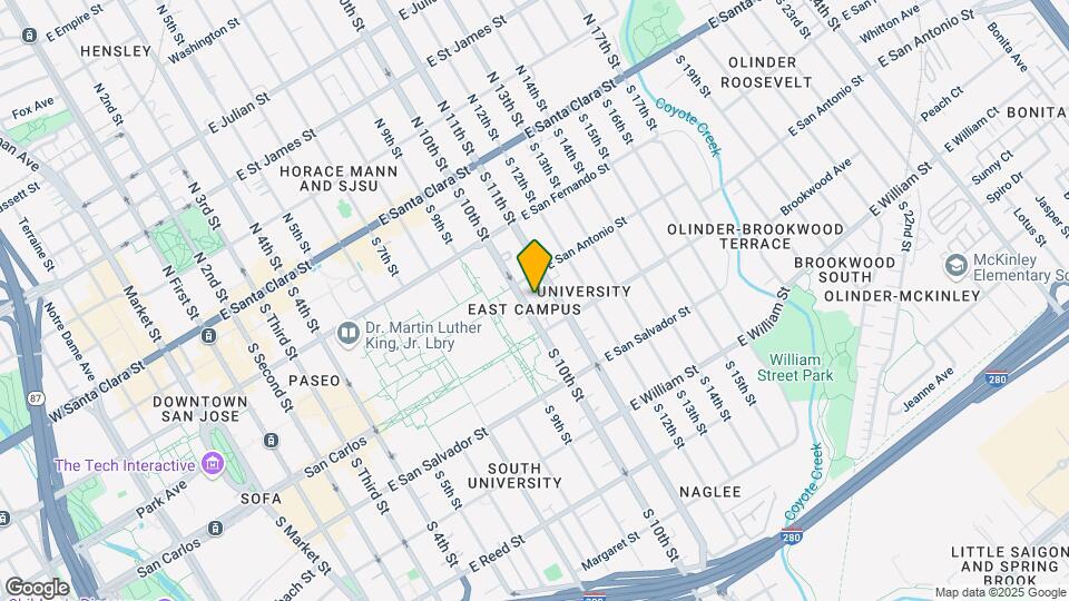 242 S 10th St Mapa y Detalles de la Ubicación