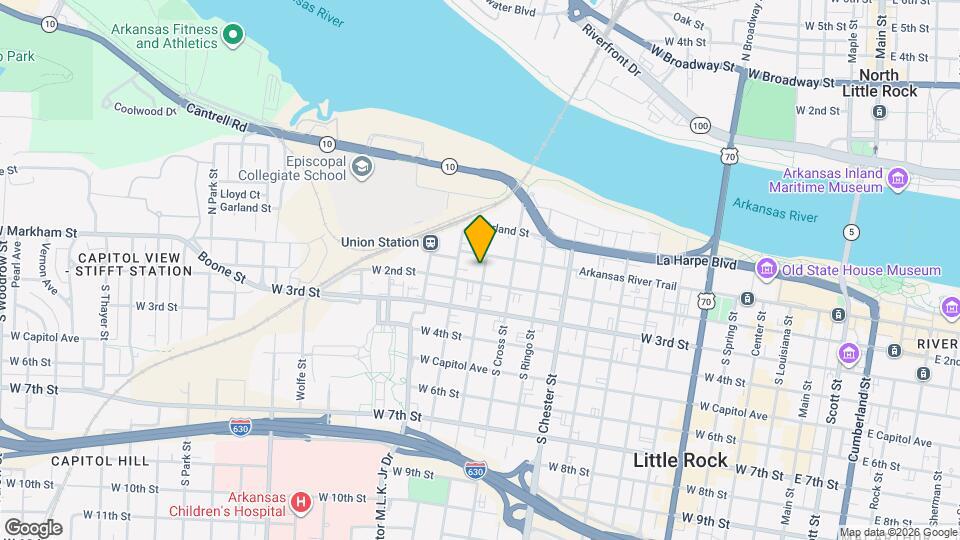 112 S Pulaski St Map and Location Details