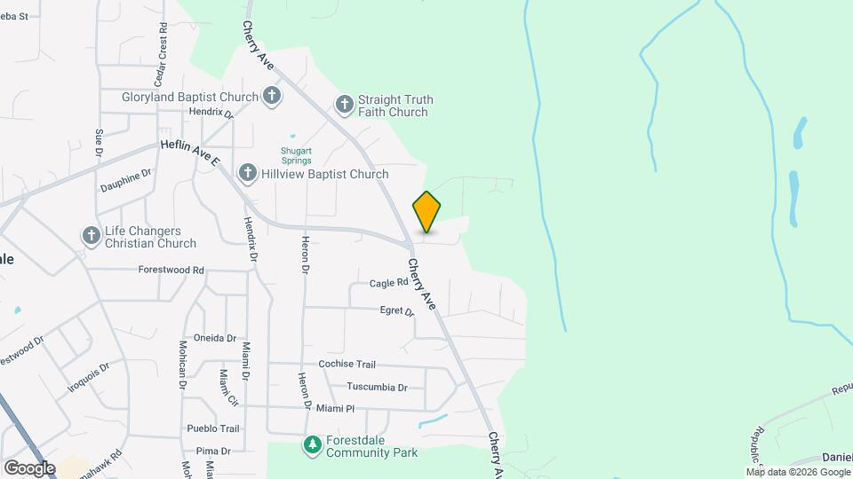 1001 Graham Dr Map and Location Details