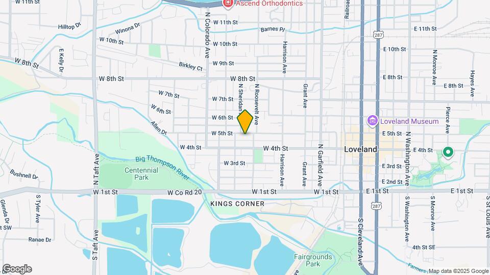 526 W 5th St Map and Location Details