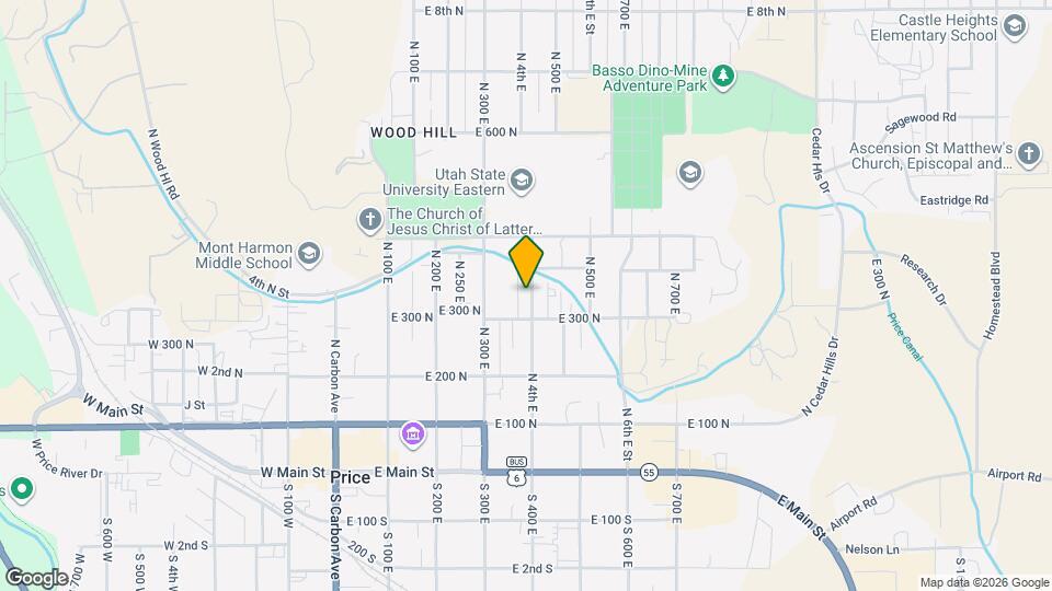 341 E 7th N Map and Location Details