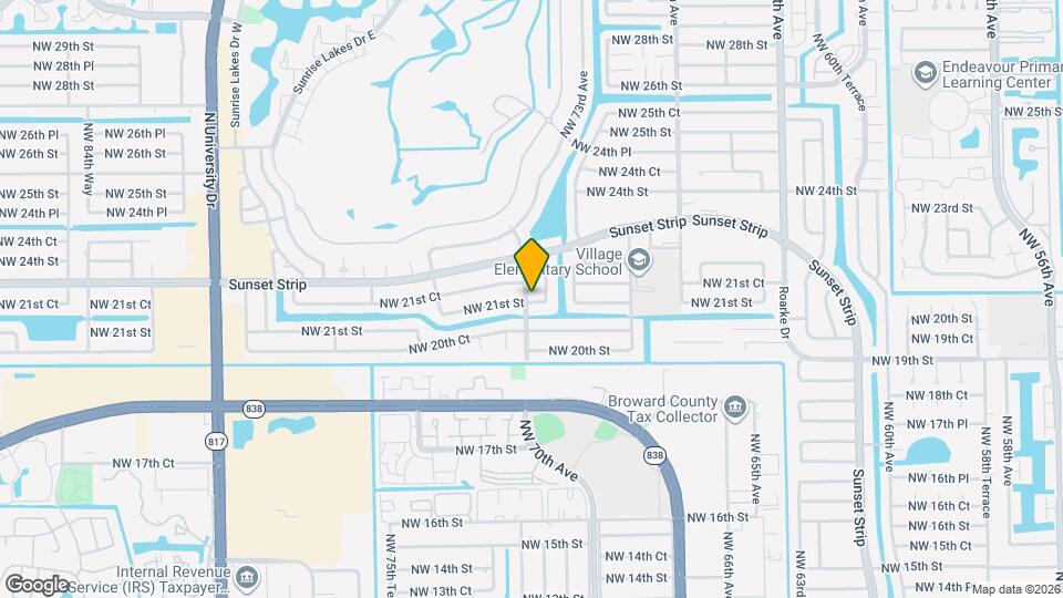 2100 NW 74th Ave Map and Location Details